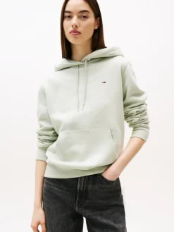 Tommy Jeans Pullover & Sweatshirts*TJW REG S FLAG HOODIE misty sage