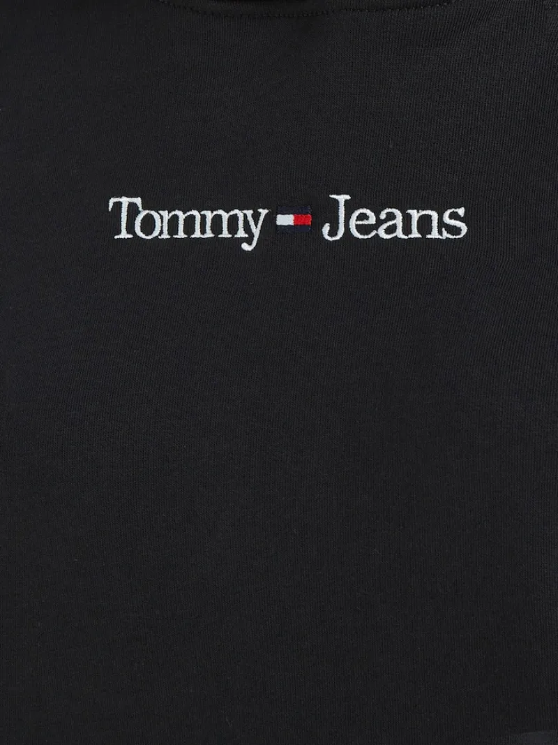 Tommy Jeans Pullover & Sweatshirts*TJW REG SERIF LINEAR HOODIE Black