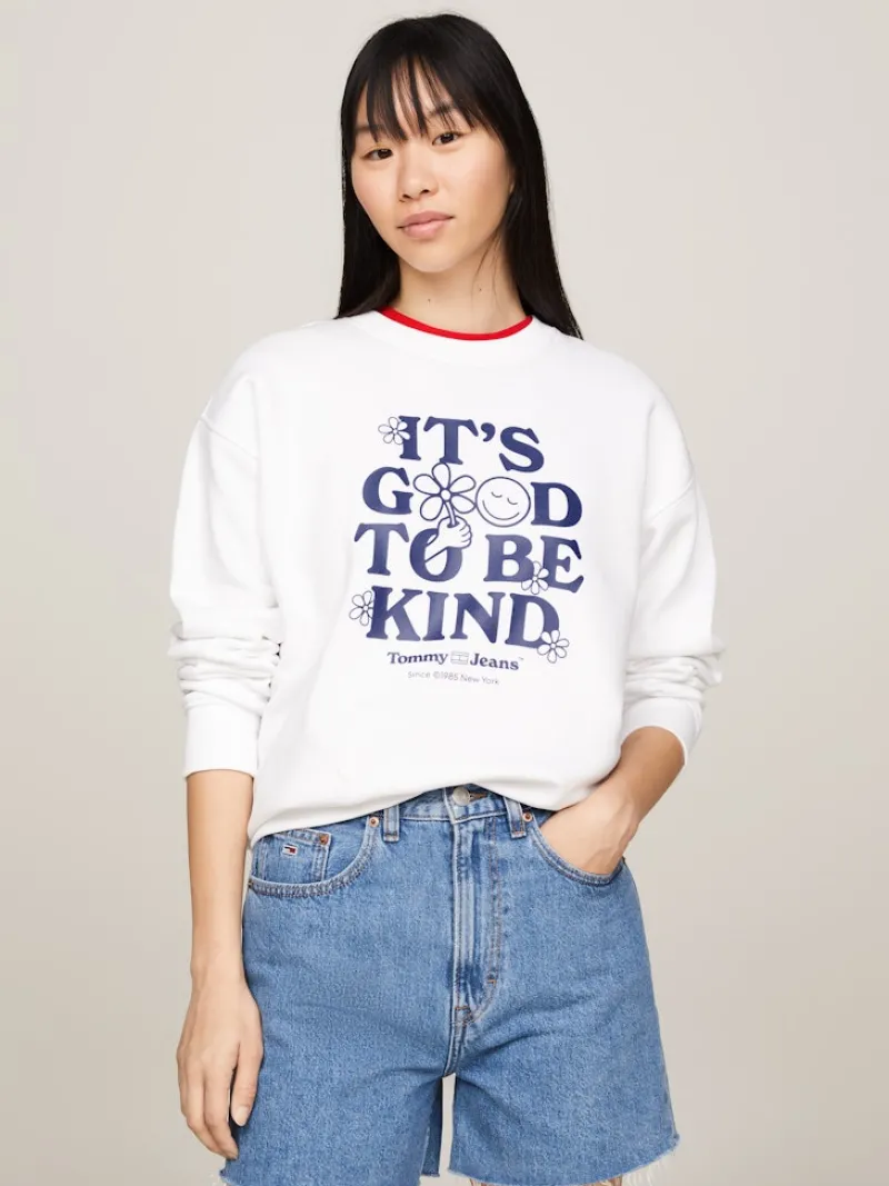 Tommy Jeans Pullover & Sweatshirts*TJW RLX NOVELTY 1 CREW white