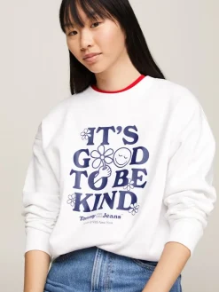 Tommy Jeans Pullover & Sweatshirts*TJW RLX NOVELTY 1 CREW white