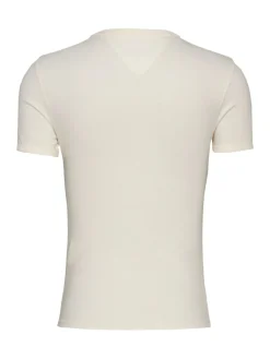 Tommy Jeans Shirts*TJW SLIM CREST NYC RINGER TEE ancient white