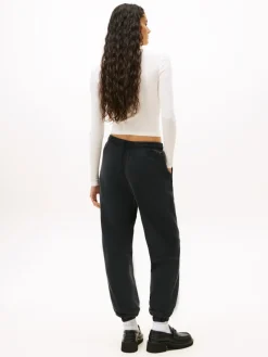 Tommy Jeans Shirts*TJW SLIM SH IRREGULAR RIB LS ecru