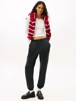 Tommy Jeans Shirts*TJW SLIM SH IRREGULAR RIB LS ecru