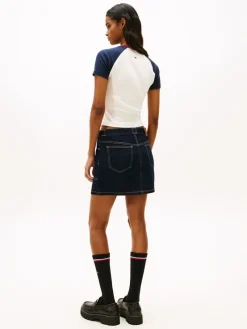 Tommy Jeans Shirts*TJW SLIM SH MISS TOMMY SS TEE ancient white