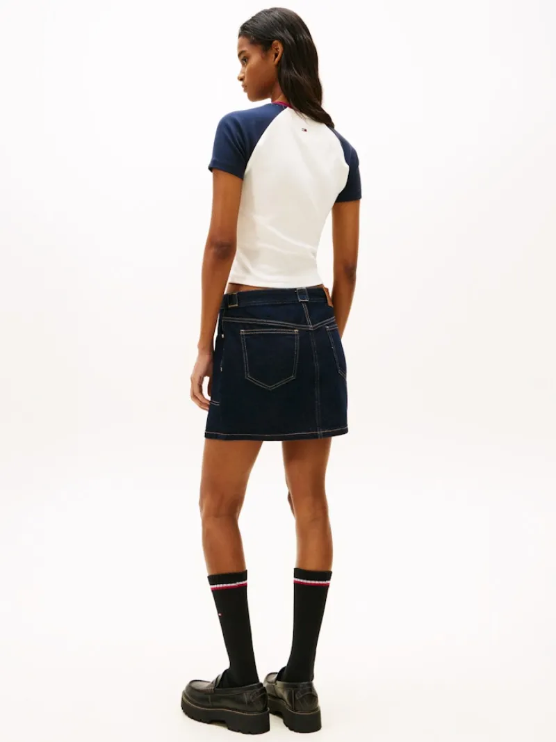 Tommy Jeans Shirts*TJW SLIM SH MISS TOMMY SS TEE ancient white