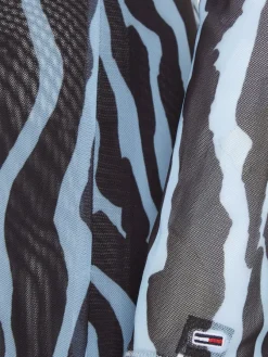 Tommy Jeans Kleider*TJW ZEBRA MAXI KNIT DRESS zebra aop