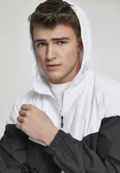 Urban Classics Jacken|Big Boys*2-Tone Tech Windrunner wht, blk