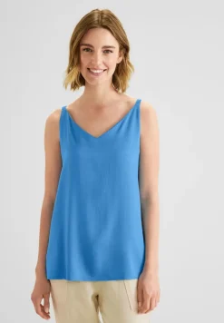 Street One Shirts*Top im Materialmix blue bay