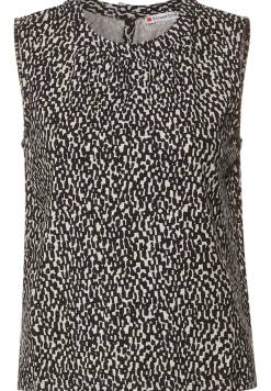 Street One Shirts*Top mit Minimalprint Black