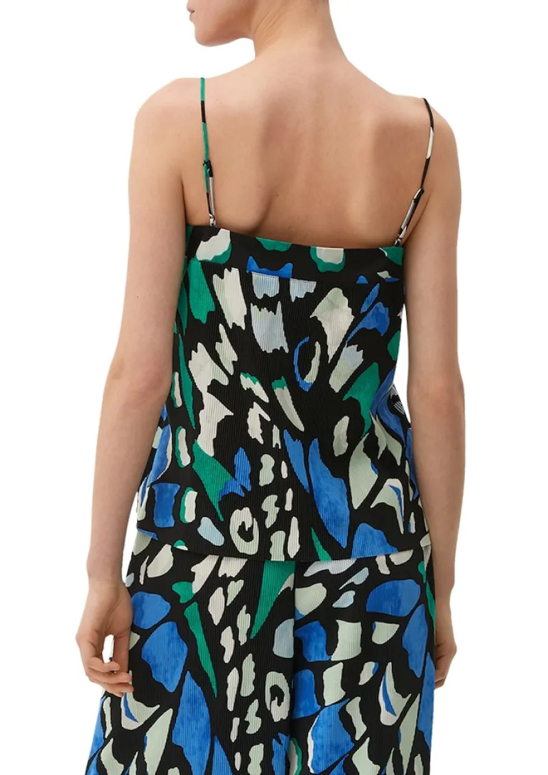 s.Oliver Shirts*Top mit Plissée-Struktur schwarz2