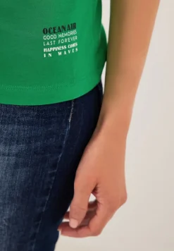 Cecil Shirts*Top mit Smockdetails fresh green