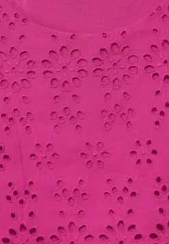 Street One Shirts*Top mit Stickerei magnolia pink
