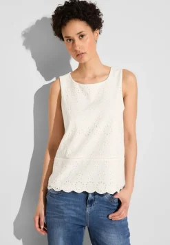 Street One Shirts*Top mit Stickerei off white