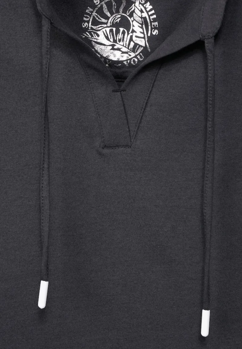 Cecil Shirts*Top mit Stickereidetail carbon grey