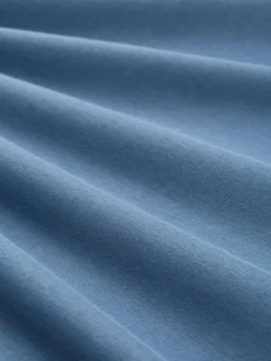 Tom Tailor Denim Pullover & Sweatshirts*Troyer Sweatshirt mit Logo-Badge dusty denim blue