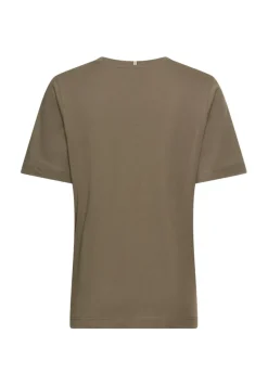 Camel Active Shirts*T-Shirt aus reiner Baumwolle shadow khaki