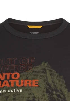 Camel Active Shirts|Big Boys*T-Shirt aus reiner Baumwolle Asphalt