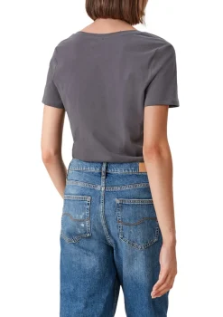 QS Shirts*T-Shirt Grau