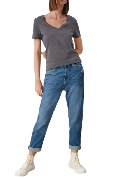 QS Shirts*T-Shirt Grau