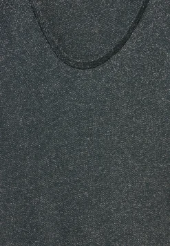 Street One Shirts*T-Shirt im Glanz-Look hunter green