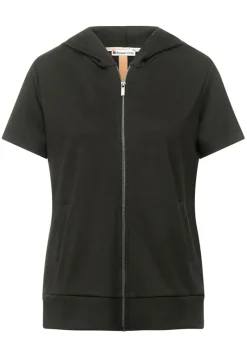 Street One Shirts*T-Shirt im Hoodie Style bassy olive