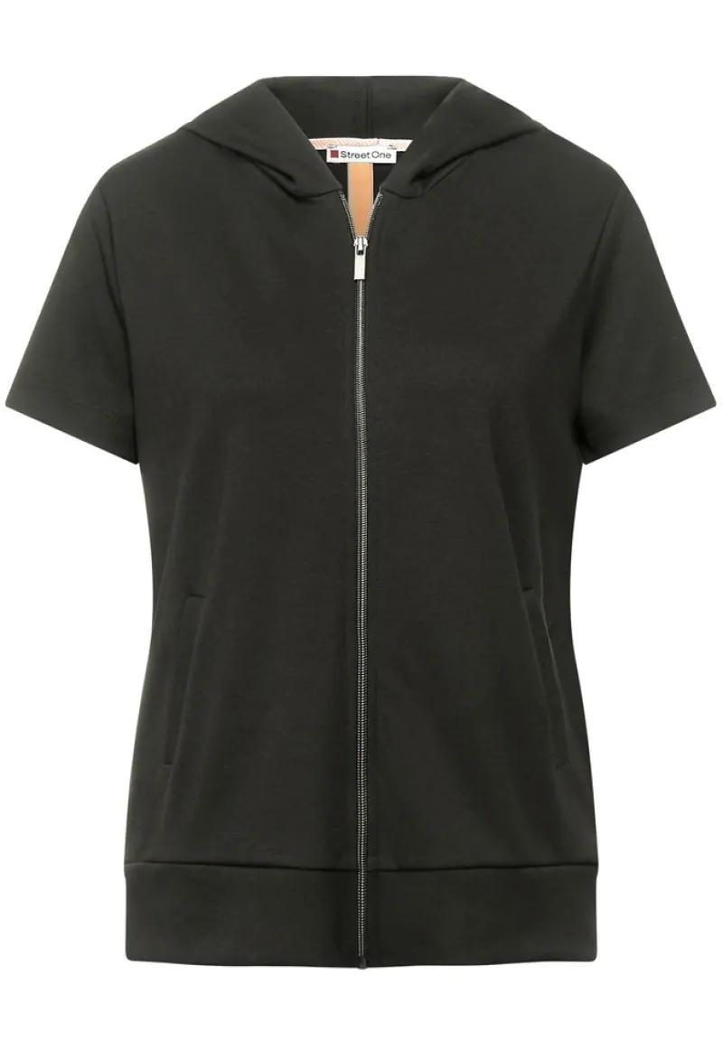 Street One Shirts*T-Shirt im Hoodie Style bassy olive