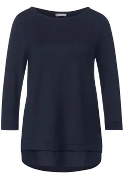 Street One Shirts*T-Shirt im Lagenlook deep blue