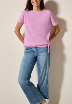 Cecil Shirts*T-Shirt in Smok-Optik cherry blossom pink