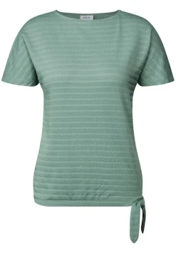 Cecil Shirts*T-Shirt in Smok-Optik matcha green