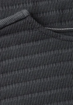 Cecil Shirts*T-Shirt in Smok-Optik volcanic grey