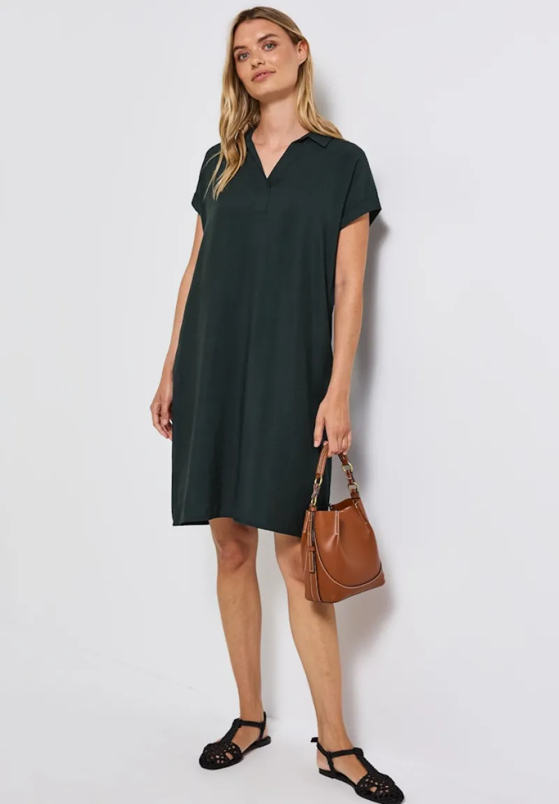 Street One Kleider*T-Shirt Kleid pine grove green