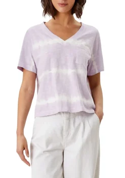 s.Oliver Shirts*T-Shirt mit Batikmuster Lila