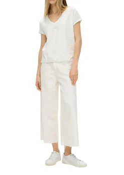 s.Oliver Shirts*T-Shirt mit überschnittenen Schultern creme