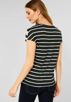 Street One Shirts*T-Shirt mit Brusttasche bassy olive