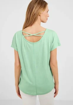 Cecil Shirts*T-Shirt mit Fotoprint fresh salvia green