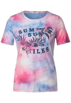 Cecil Shirts*T-Shirt mit Fotoprint soft pink