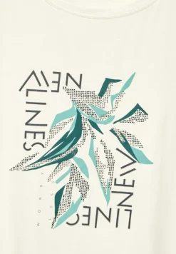 Cecil Shirts*T-Shirt mit Frontprint vanilla white