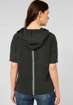 Street One Shirts*T-Shirt mit Kapuze bassy olive