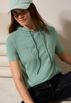 Cecil Shirts*T-Shirt mit Kapuze matcha green