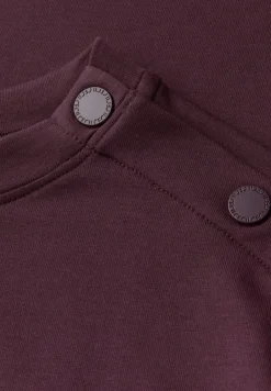 Cecil Shirts*T-Shirt mit Knopfdetail mulberry red