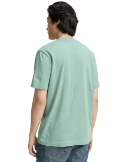 Tom Tailor Shirts|Big Boys*T-Shirt mit Logo-Print dust green