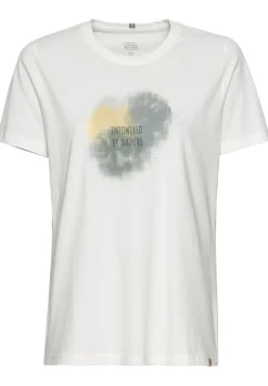 Camel Active Shirts*T-Shirt mit Print aus nachhaltigem Organic Cotton placement cloud