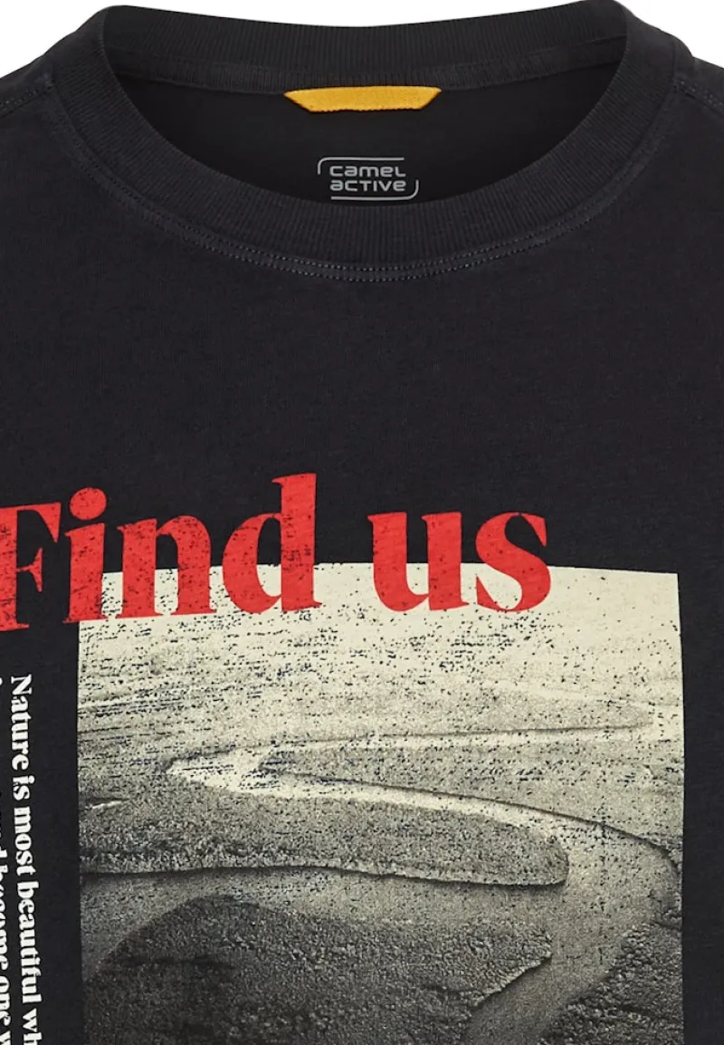Camel Active Shirts|Big Boys*T-Shirt mit Print aus Organic Cotton Dark Navy