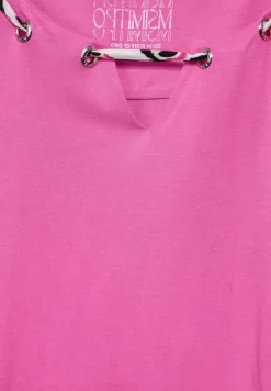 Cecil Shirts*T-Shirt mit Print Detail bloomy pink