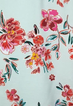 Street One Shirts*T-Shirt mit Print light shadow green