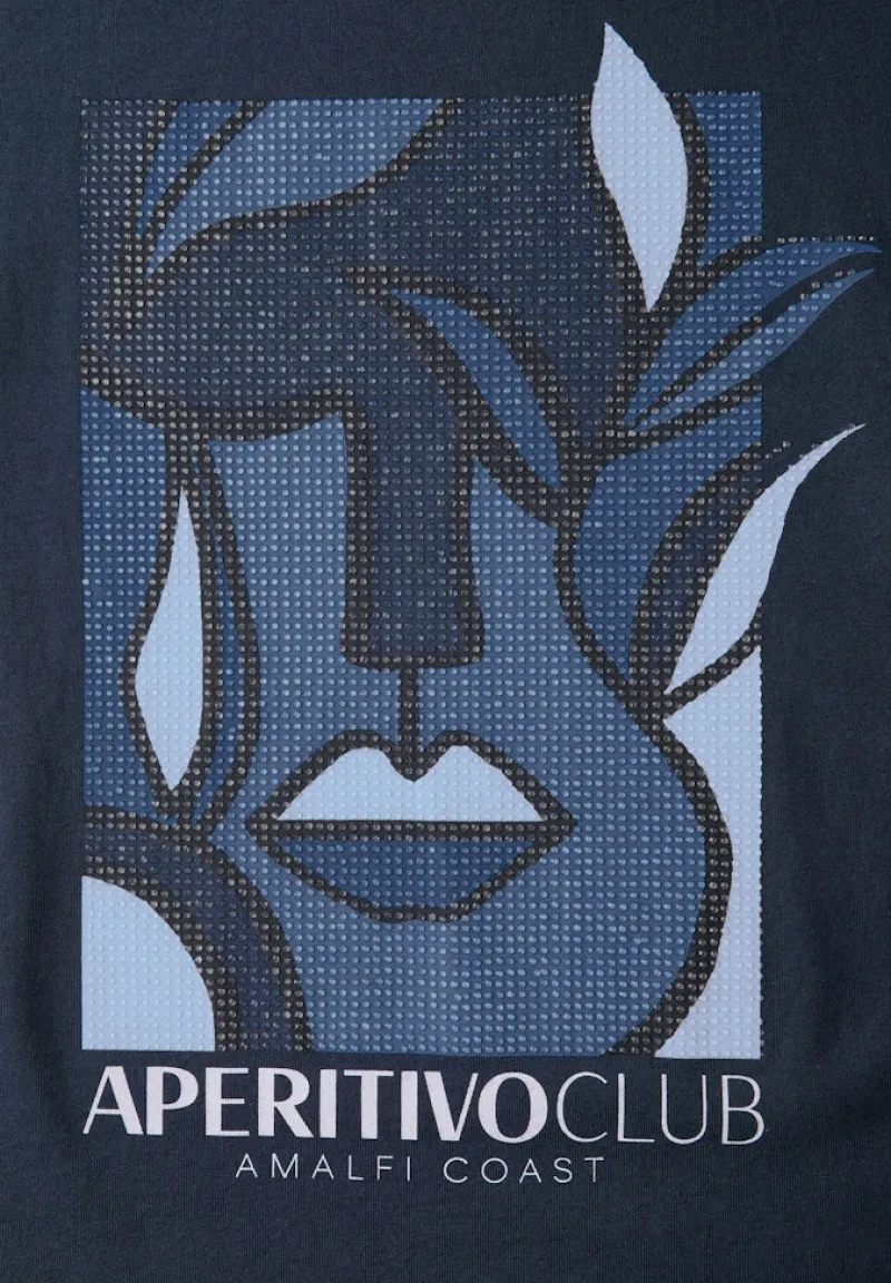 Cecil Shirts*T-Shirt mit Print urban navy blue