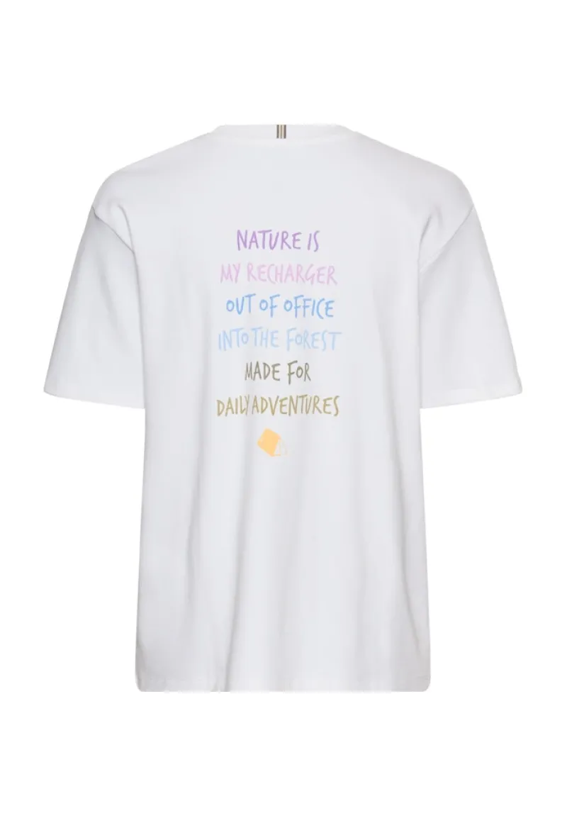 Camel Active Shirts*T-Shirt mit Rückenprint placement nature