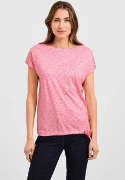 Cecil Shirts*T-Shirt mit Smock Schultern soft pink