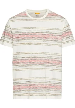 Camel Active Shirts|Big Boys*T-Shirt mit Streifenmuster aus Baumwolle sunfaded red