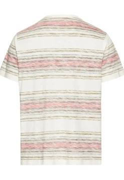 Camel Active Shirts|Big Boys*T-Shirt mit Streifenmuster aus Baumwolle sunfaded red